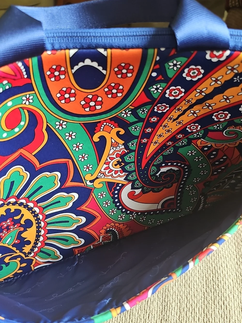 Vera Bradley Laptop Case Venetian Paisley Durable Fabric 11